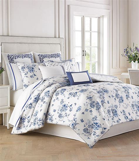 blue and white floral comforter|margot tufted floral comforter blue.